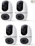 VIRTAVO Indoor Pet & Baby Camera, No Subscription Required, Dual-Lens 360° PTZ by virtavo