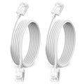 Ultra Thin Cat 6A Ethernet Cable 25 Feet 2Pack, Flexible & Slim Rj45 Cat6a LAN by DUTEVOLNS