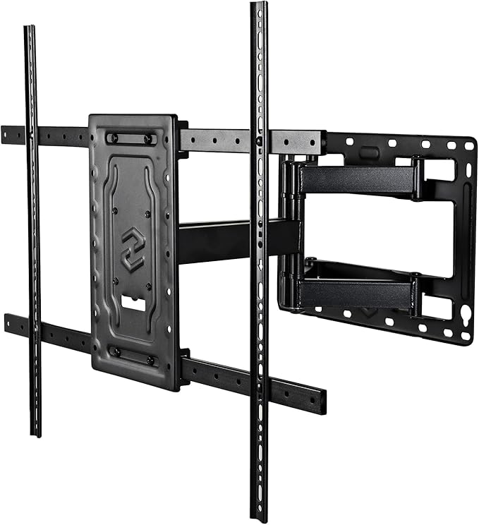 DYZJREL Full Motion TV Wall Mount for 32-75 Inch TVs, VESA Compatible, 150 lbs Weight Capacity, Adjustable Tilt & Swivel, Easy Centering & Quick Installation