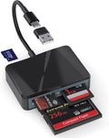 SD Card Reader, 4 in 1 USB C to SD/TF/CF/MS Card Reader by SZHAIYIJIN