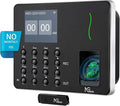 NGTeco Time Clocks for Employees Small Business, W3 2.4GHz WiFi Biometric by NGTeco