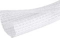 Moxita 10ft - 1/2 inch Cable Sleeve Split Wire Loom Tubing for Power Audio USB Cable, Cord Management for TV Computer, Protects from Pets Chewing, White