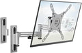 WALI RV TV Mount, Lockable TV Wall Mount for Camper Trailer Motor Home with Extra Wall Plate, Full Motion Anti-Vibration Arm for 13-43 inch LED, LCD Flat Screens and Monitors, up to 33lbs (1343LK-P)