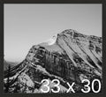 Frame It Easy 33 x 30 Coffee Wood Frame (Derby)