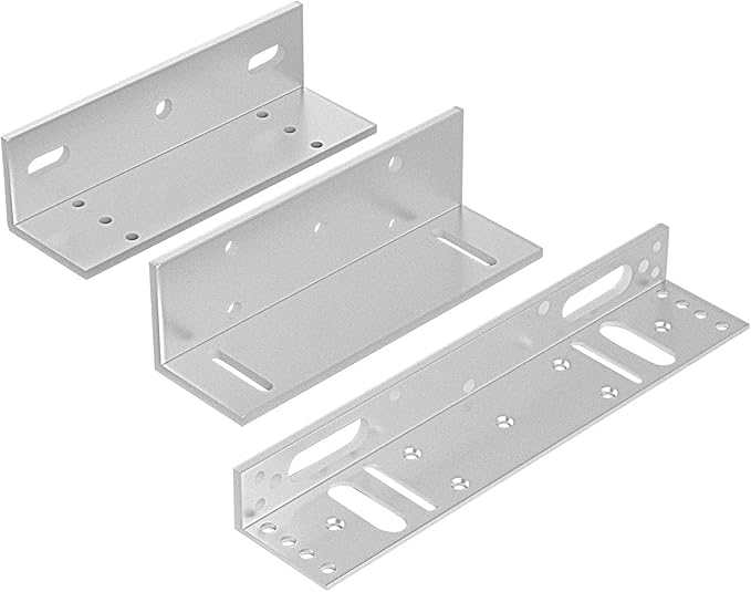 Z and L Bracket for 280KG 600LBS Holding Force Electromagnet Lock Single Door Access Control Electric Magnetic Door Lock