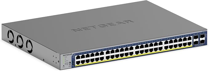 NETGEAR 52-Port PoE Gigabit Ethernet Smart Switch- Managed, by NETGEAR