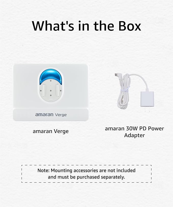 amaran Verge Bi-Color Edge-lit Rectangular Panel, 26W Soft LED Video Light - Image 6