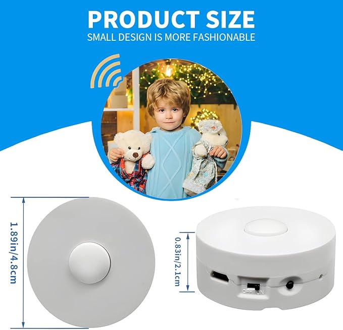 JRGKJCP 16 Minutes Voice Recorder, Record Custom Message for Crafts, Stuffed Bear, Baby Doll, and Pillow