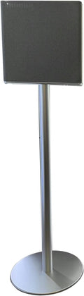 ZGOUO Speaker Floor Stand Compatible with Sony BRAVIA Theater Quad Surround Sound System (HT-A9M2), Aluminum Alloy, Built-in Power Cord，Easy Installation（Silvery Single）