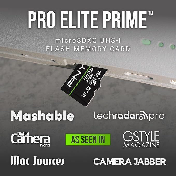 PNY 512GB PRO Elite Prime™ C10 U3 V30 A2 microSDXC Flash Memory Card – - Image 9