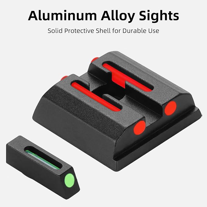 No-Tritium Fiber Optic Red/Green Sights - Image 2