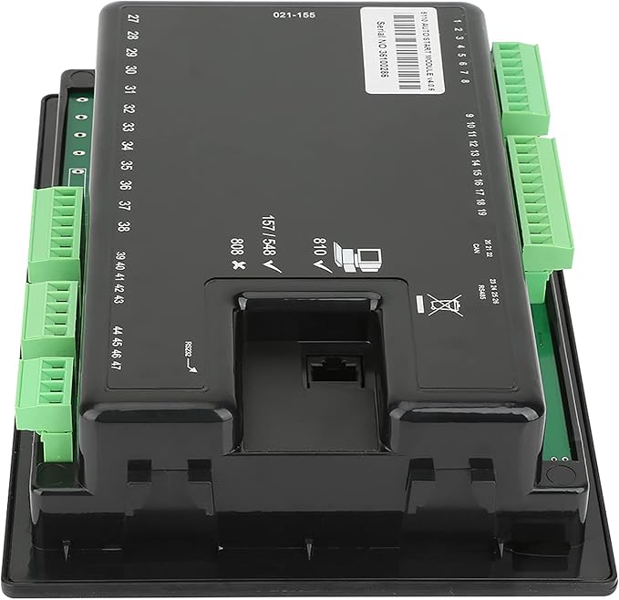 Generator Electronic Controller Module Control Panel with 132 x 64 Pixel LCD Display Compatible with DSE5110, Features Maintenance Cycle Reminders and Remote Network Monitoring