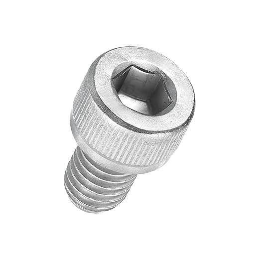 Kozelo 25pcs Socket Head Cap Screws - [M8-1.25 x 12mm] 304 Stainless Steel Allen Socket Drive for Electrical Motor 3D Printing Fan Engine Replacement Use, Silver