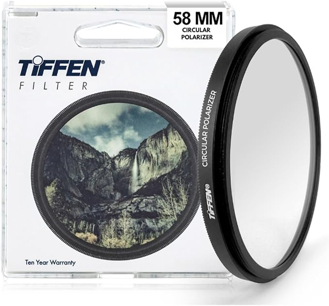Tiffen 58mm Slim Circular Polarizer Filter by Tiffen