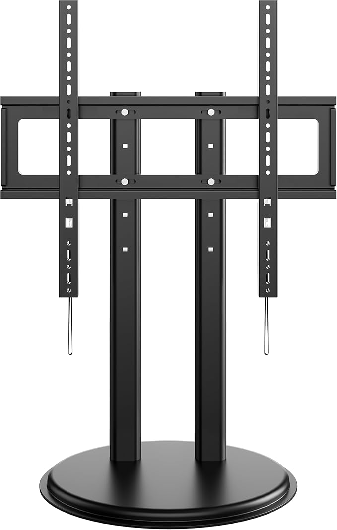 XinleTech Table Top TV Stand with Heavy-Duty Metal Base,Universal TV Stand for 50-90 inch TVs,Height Adjustable TV Mount Stand,No Drill Installation, Max VESA 680x600mm, Holds up to 155lbs,XL-DZ750