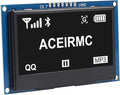 ACEIRMC 2.42 inch 128x64 OLED LCD Display Module SSD1309 7 Pin SPI/IIC I2C Serial Interface for Arduino UNO R3 (White)