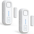 Sanjie Door Alarm with Instant and Delayed Alerts 30s/1min/2min/4min, Door Window Ajar Alarms for Kids Safety/Home Security, Volume 0-120dB, Left Open Alert for Freezer Fridge Home, 2 Sensor