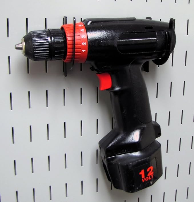 Wall Control 10-UH-003 B Slotted Pegboard U-Hook for Wall Control Pegboard Only, 3", Black