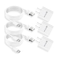 3 Pack 10ft QC3.0 Quick Charger by Unknown