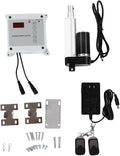 Cunyuer Automatic Chicken Coop Door Opener, Timing Photosensitive Remote Door Closer, Auto Chicken Cage Gate Opener Closer Remote Control Kit