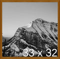 Frame It Easy 33 x 32 Hazel Wood Frame (Derby)