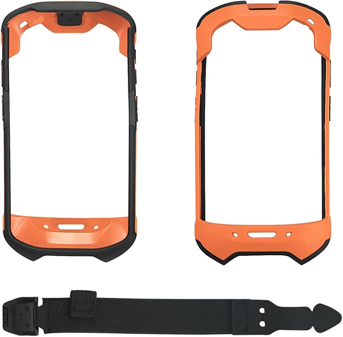 IYOUBOL Protective Cover Bumper Case Rugged Boot with Hand Strap for Zebra TC51 TC510K TC52 TC56 TC57 Orange