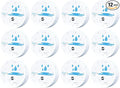 12 Pack Water Leak Detectors for Home, 100dB Waterproof Water Sensor Alarm Leak by Comfytune