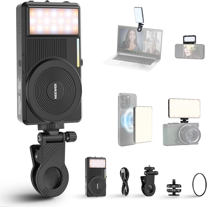 NEEWER Basics 5W Magnetic Phone Selfie Light by Neewer