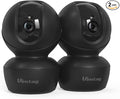 VIMTAG 5G 4MP Security Camera Indoor, 2 Pack Dog Camera with Speaker 360 Motion Tracking, IR Night Vision, Indoor Cameras for Home Security Puppy Cat, 2-Way Audio, Support Alexa, Card (Not Included)