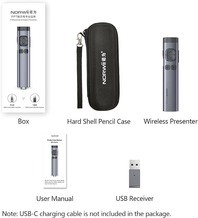 Norwii N97s TV Screen Presentation Clicker - Image 12