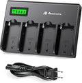 Powerextra 4-Channel Battery Charger by Powerextra