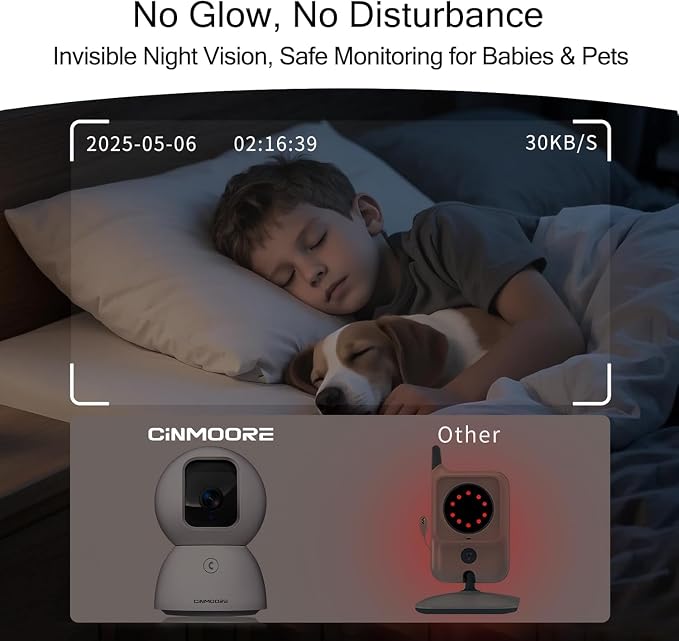 Upgraded 3K Security Camera Indoor, Free Time Lapse, AI Tracking & Face ID - Image 5