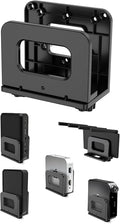 NOTMBESTM Adjustable Wall Mount Shelf Holder for Mini pc, WiFi Router, Modem, Universal Cable Box Mount Fit for Mac mini, TV Box, Media Players and Other Devices with Thickness Up to 65 mm (Black)