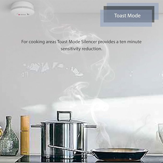 Bellman & Symfon Smoke and Fire Alarm Transmitter – Visit Smart Home System Component - Deaf and Hard of Hearing – Emergency Alert Fire Detector for Seniors and Assisted Living Safety