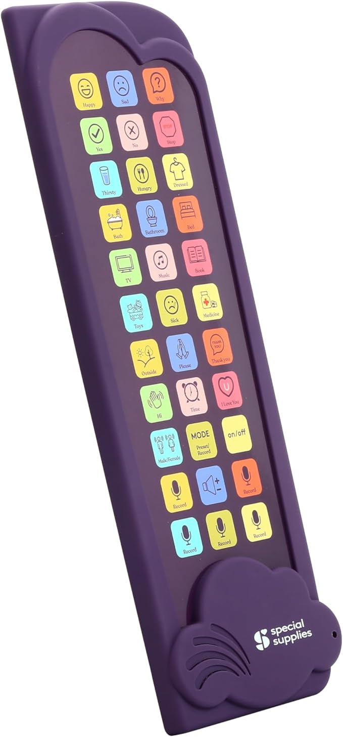Talker Buddy AAC Communication Device for Non-Verbal Kids & Adults – Speech Therapy Aid, Recordable Talking Device, Portable AAC Device for Special Needs, Hospital, Home, School