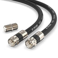 G-PLUG 50FT RG6 Coaxial Cable Connectors Set by G-PLUG