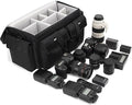 Large Camera Bag, Pressure proof &Waterproof DSLR SLR Mirrorless Gadget bag by svatin