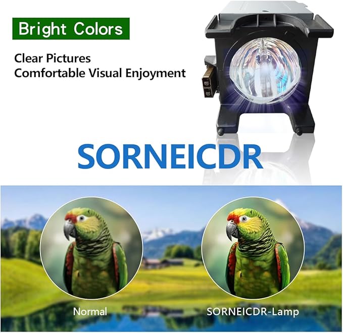 SORNEICDR Y196-LMP Replacement Projector Lamp Bulb Compatible with Toshiba 62MX196 72MX196 72HM196 62HM116 62HM196