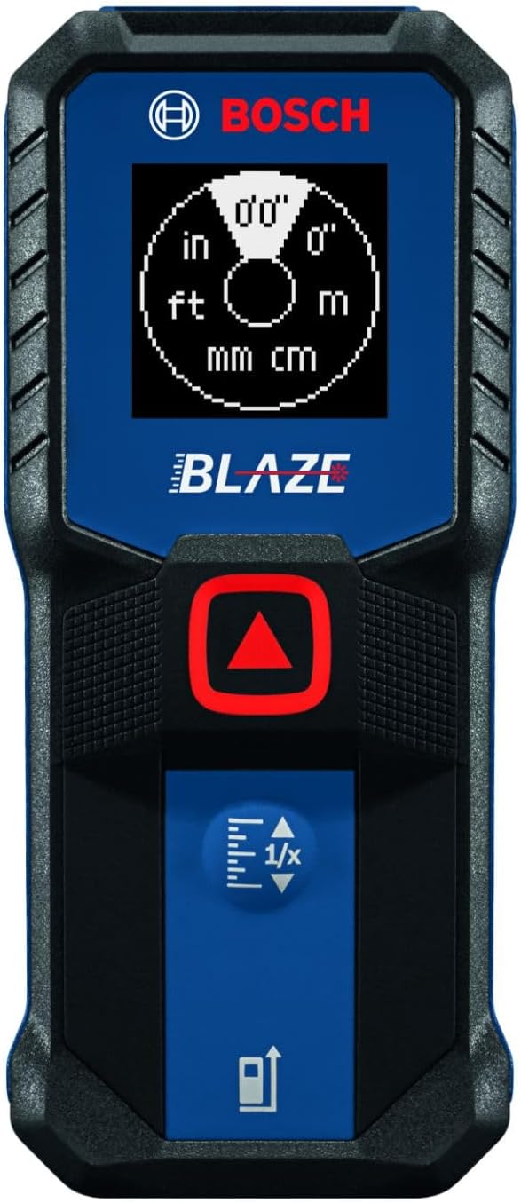 BOSCH GLM100-23 100 Ft Blaze Laser Distance Measure, Includes 2 AA Batteries