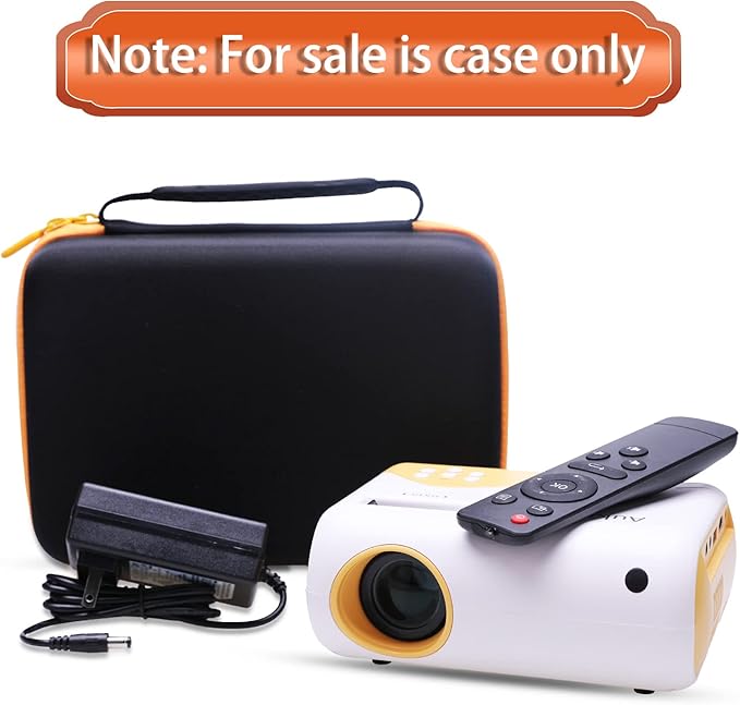 LTGEM Hard Travel Carrying Case for AuKing Mini Projector 2025/2024/2023 Upgraded, Case Only(Inside: 9.2"x6.2"x2.4")
