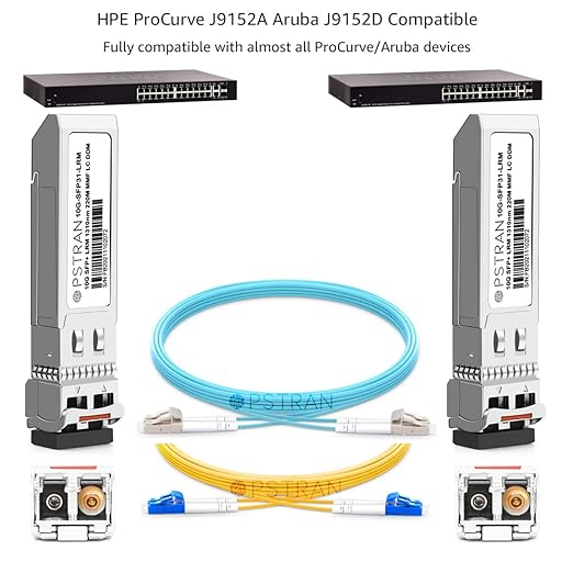 OPSTRAN 10GBASE-LRM SFP+ Optical Transceiver Module Compatible with HPE ProCurve J9152A Aruba J9152D 10G SFP+ 1310nm 220m DDM Duplex LC MMF
