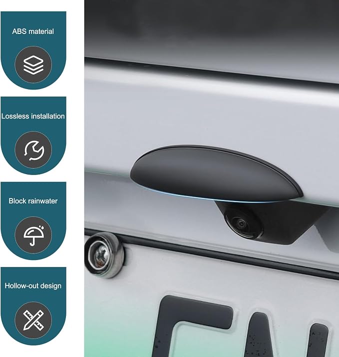 1 PC Car Rear View Camera Cover, Anti-rain Rear View Backup Camera Cover - Image 5