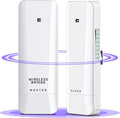 Wireless Bridge, Pre-Configured 2 Pack Long Range WiFi Bridge by GOODSTORY
