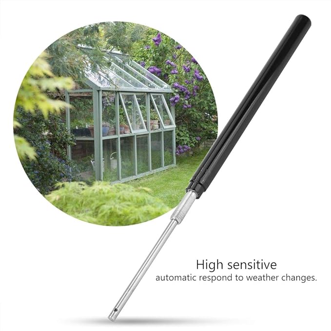 ABS Greenhouse Window Opener Auto Vent Cylinder,20-25℃ Adjustable Temperature Automatic Window Opener,Replacement Cylinder Vent Opener for Greenhouses Windows Under 7 Kg