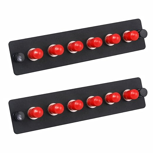 2-Pack 6 Simplex ST Fiber Patch Panel by Duogaliaopticalfiberproduct