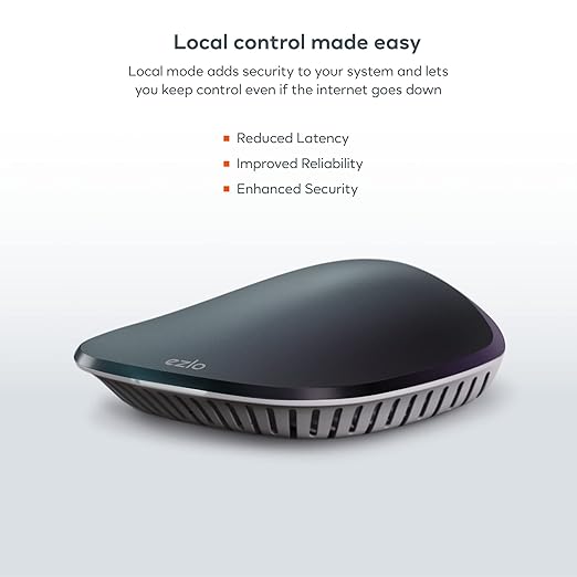 Ezlo Plus Smart Home Hub with Zigbee & Z-Wave. Works with Wi-Fi Devices Associated with Amazon Alexa Devices & Google Assistant to Control Smart Locks, Lights, Switches and CCTV Cameras