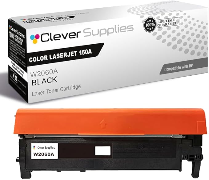 CS Replacement Compatible with HP 150A Toner Cartridge W2060A to use with 150NW 178NW 178NWG 179FNW (Black, 1-Pack)