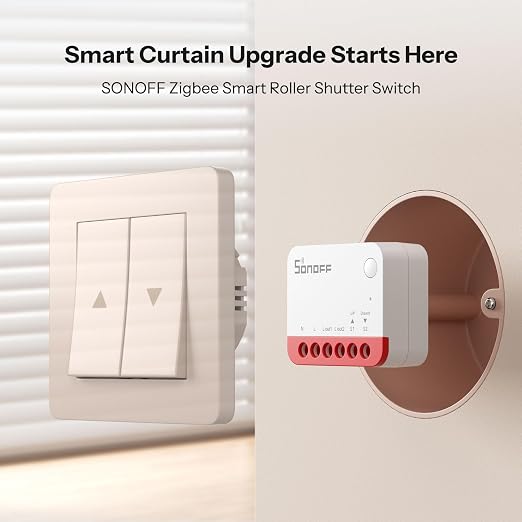 SONOFF Zigbee Smart Roller Shutter Switch, MINI-ZBRBS, Mini Size, Percentage - Image 2