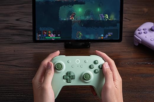 8BitDo Ultimate 2C Wireless Controller for Windows PC and Android, with 1000 Hz Polling Rate, Hall Effect Joysticks and Triggers, and Remappable L4/R4 Bumpers (Green)