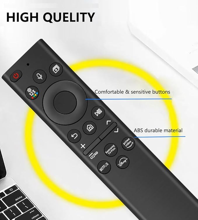 New Replacement Voice Remote Control for Samsung TV, Compatible for All Samsung TV Crystal UHD/Neo QLED/OLED/The Frame 4K 8K TVs